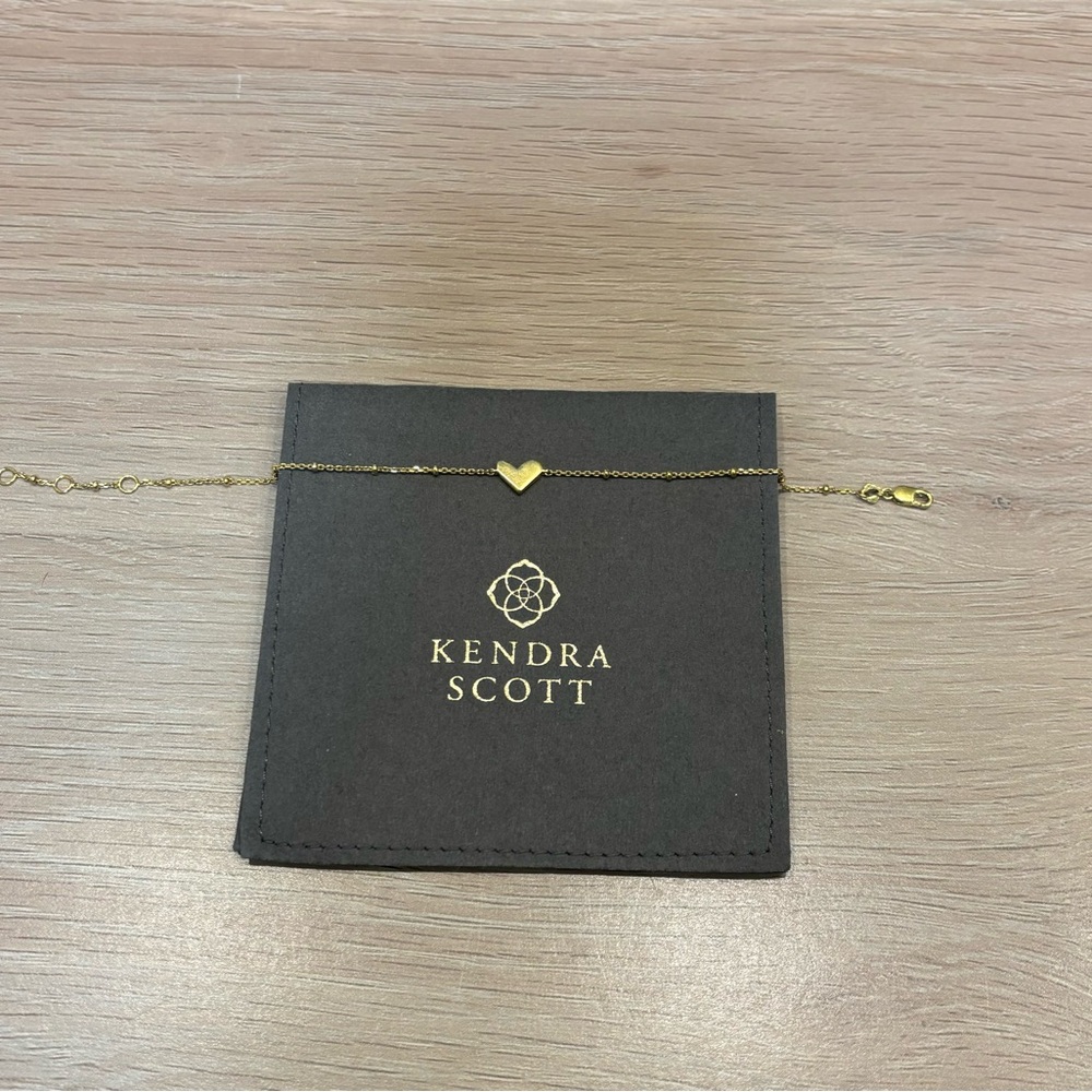 Kendra Scott Gold Heart Chain Bracelet